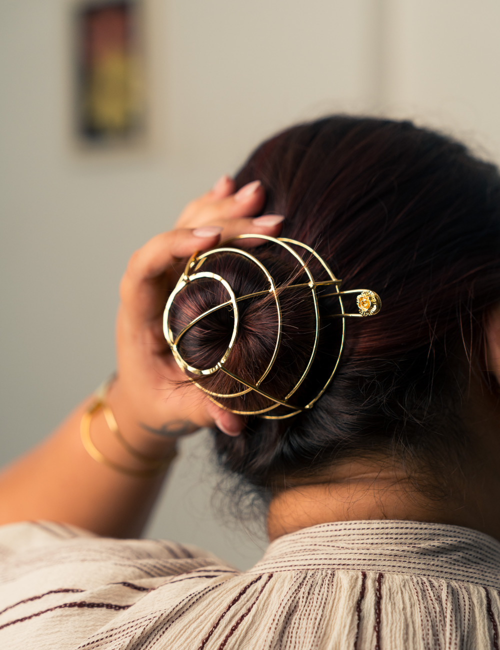 Shimmer Hair Bun