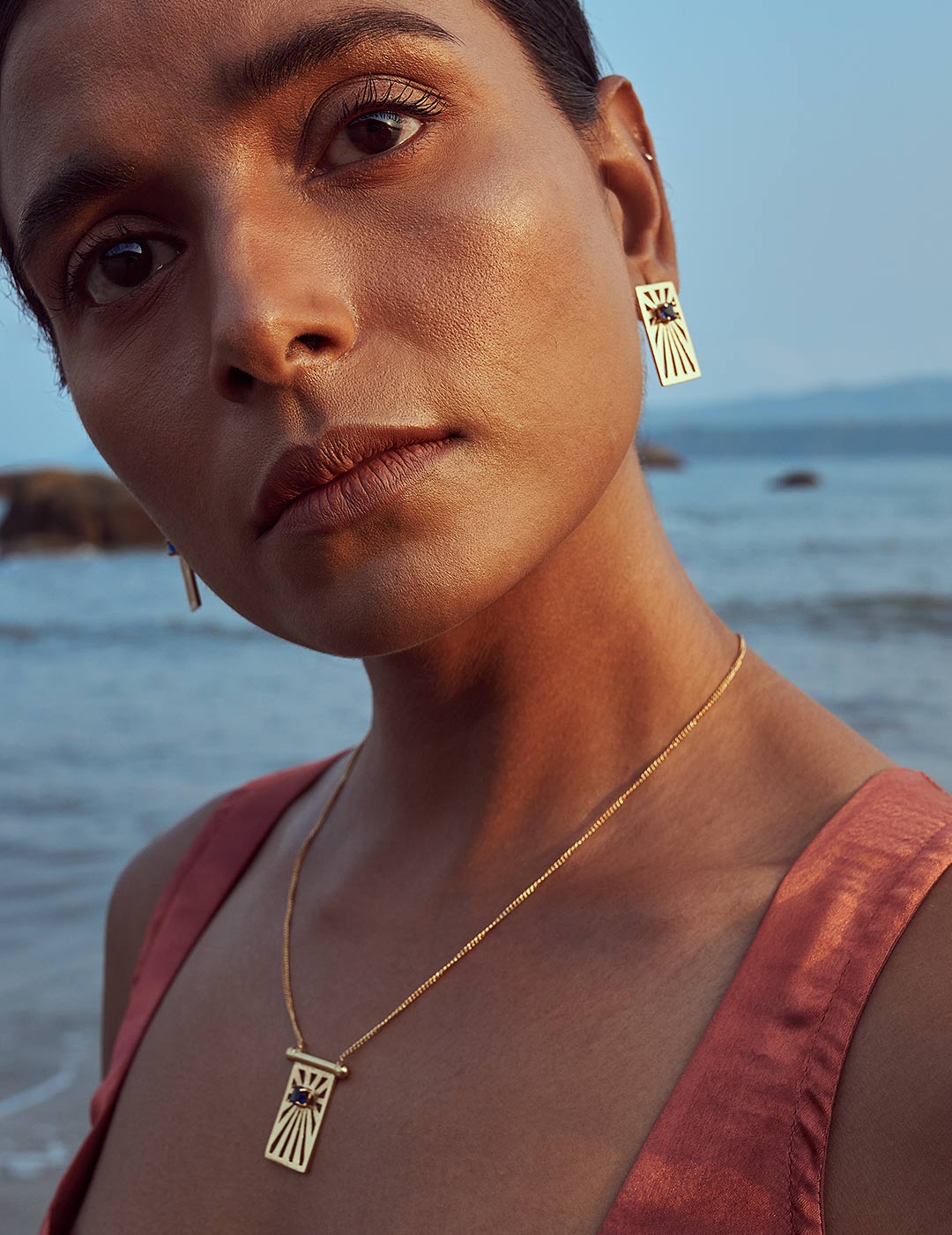 Nazar Neckchain | Handmade | 24K Gold Plated | Made in India
