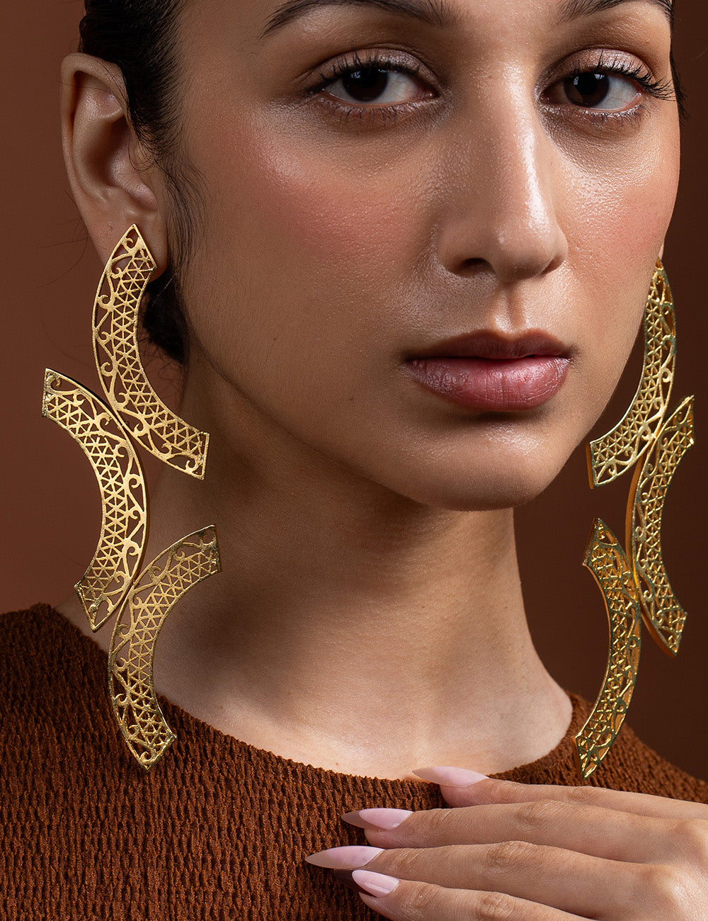 Kalchakra Lattice Earrings