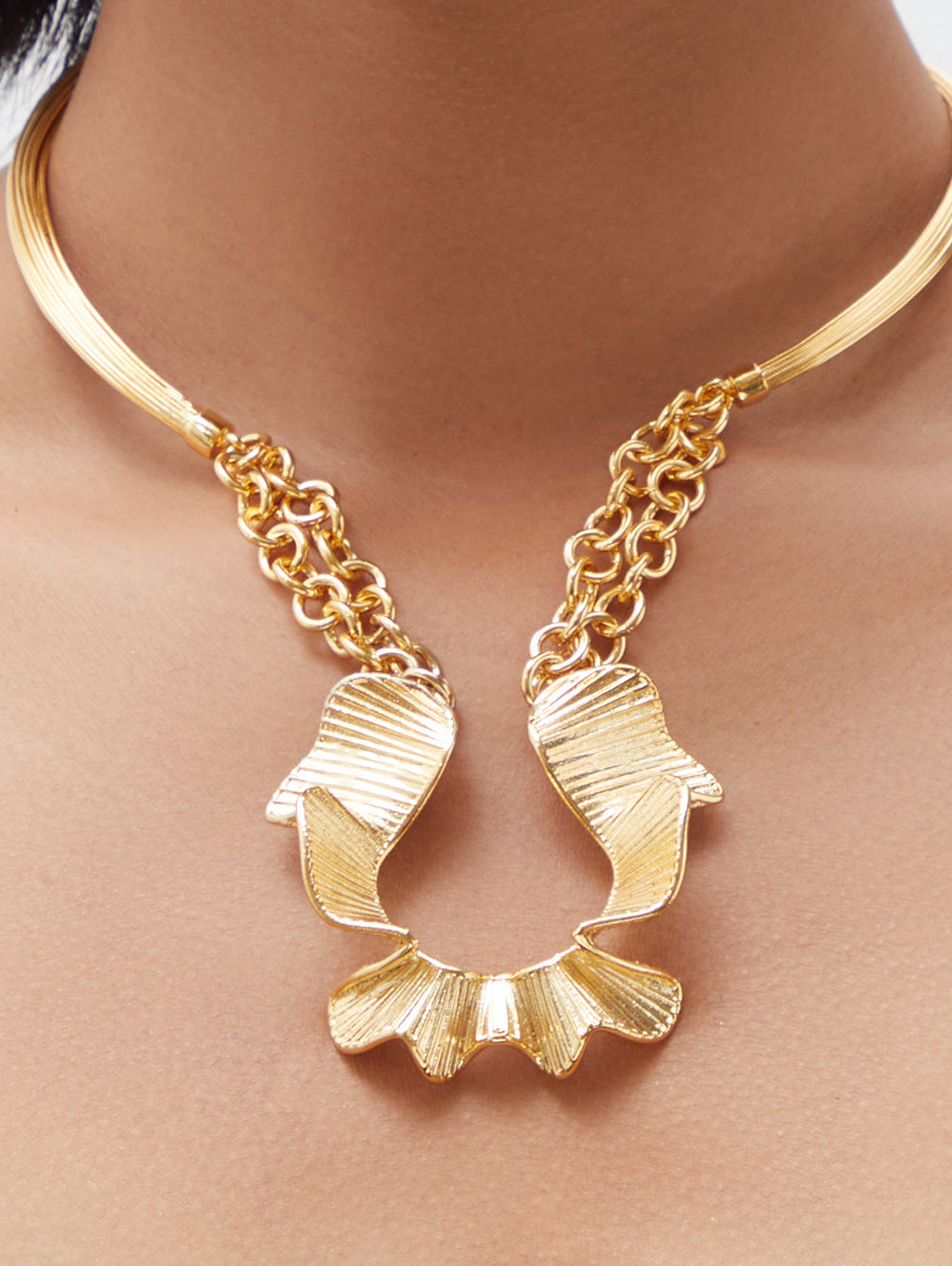 Norah Necklace | 24k Gold Plated | Handmade | Made in India