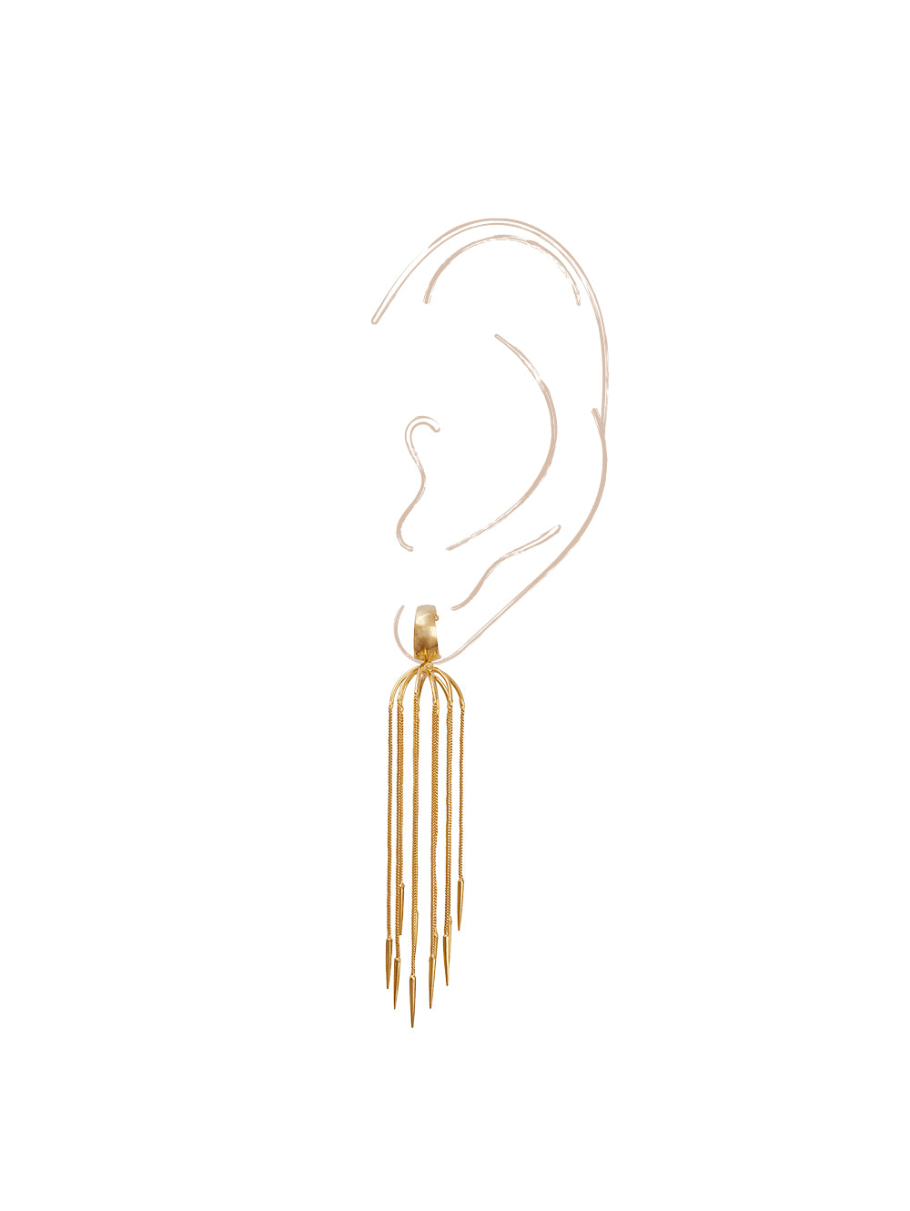 Waterfall Tassel Earrings