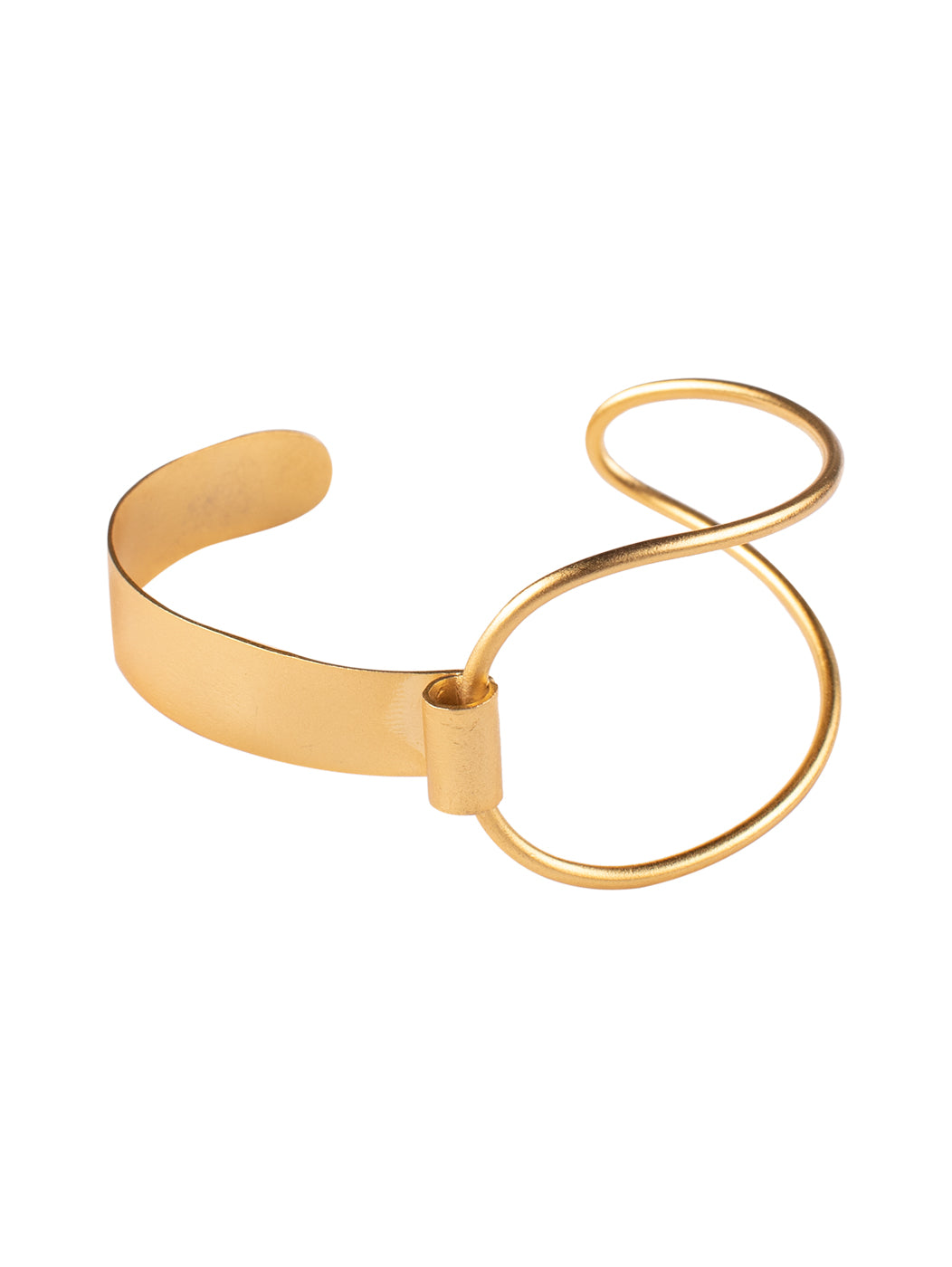 Alpha Handcuff- 24k Gold Plated