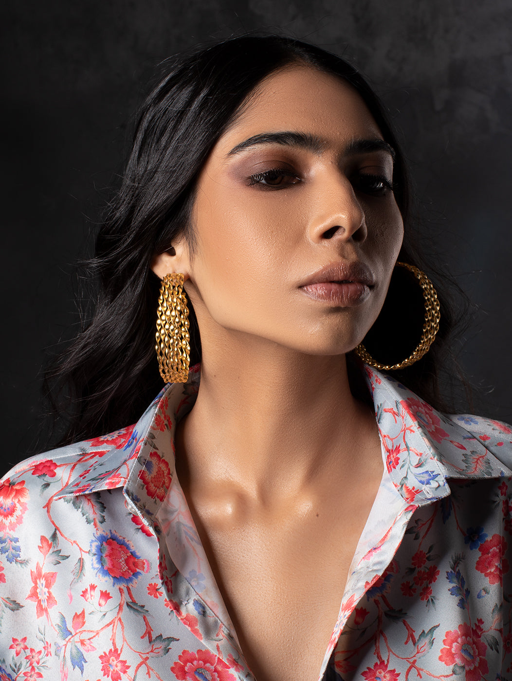 Alchemy Hoops- 24k Gold Plated