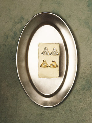 Reeva Gold Studs