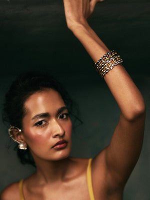 Reeva Silver Bangles