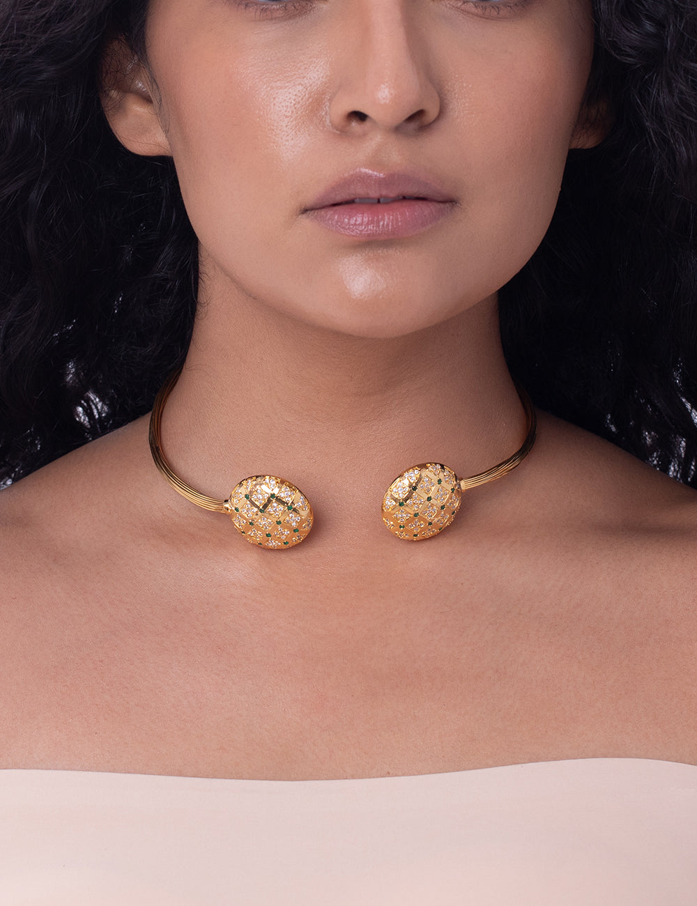 Mastani Emerald Choker