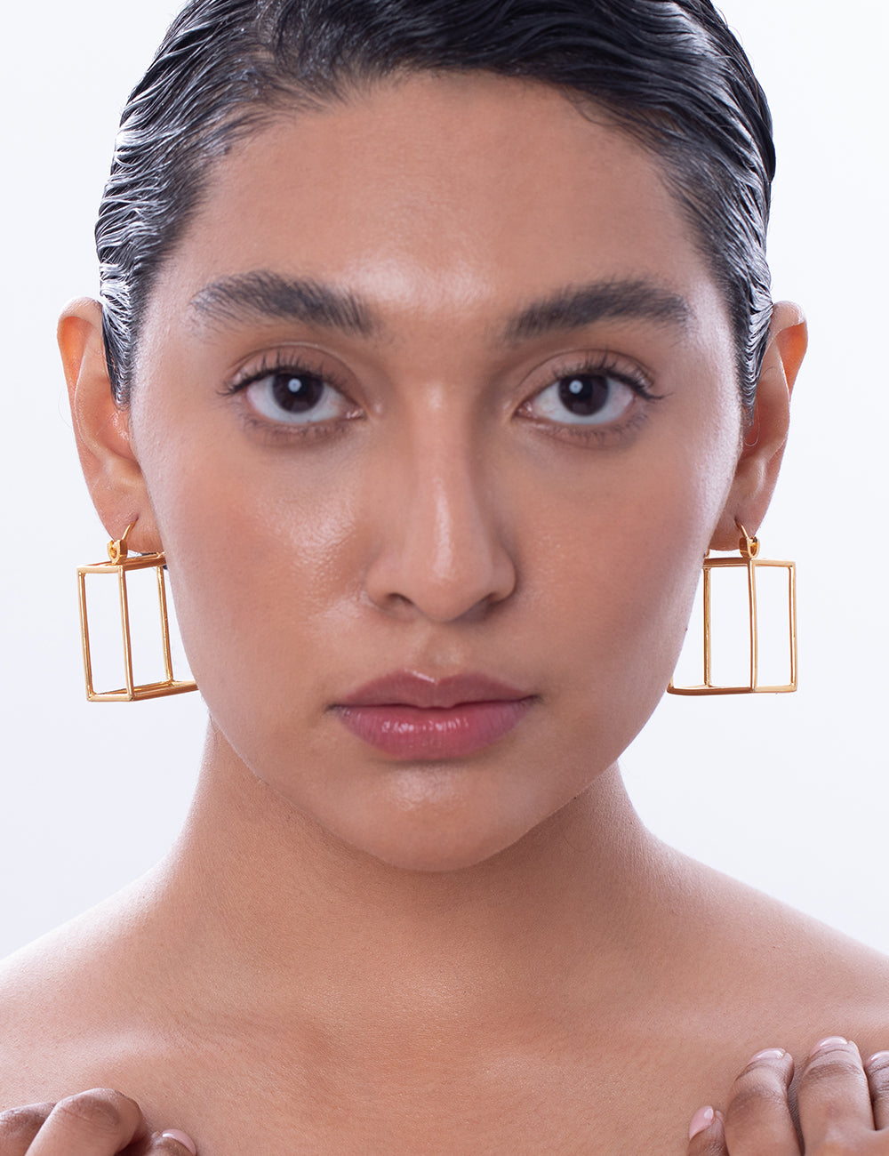 Layered Square Hoops