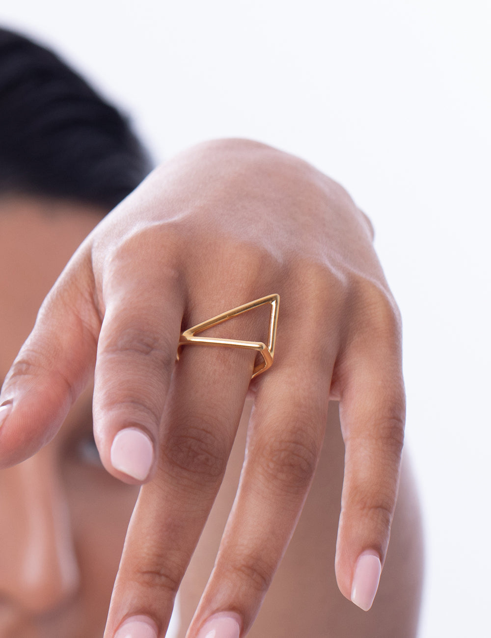 Triangular Wrap Ring