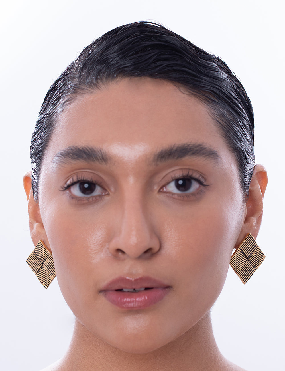 Textured Square Studs