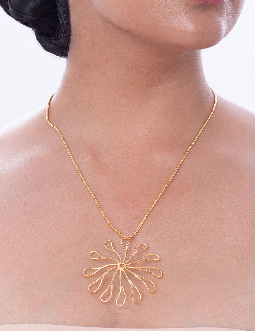 Blooming Flower Earrings + Necklace