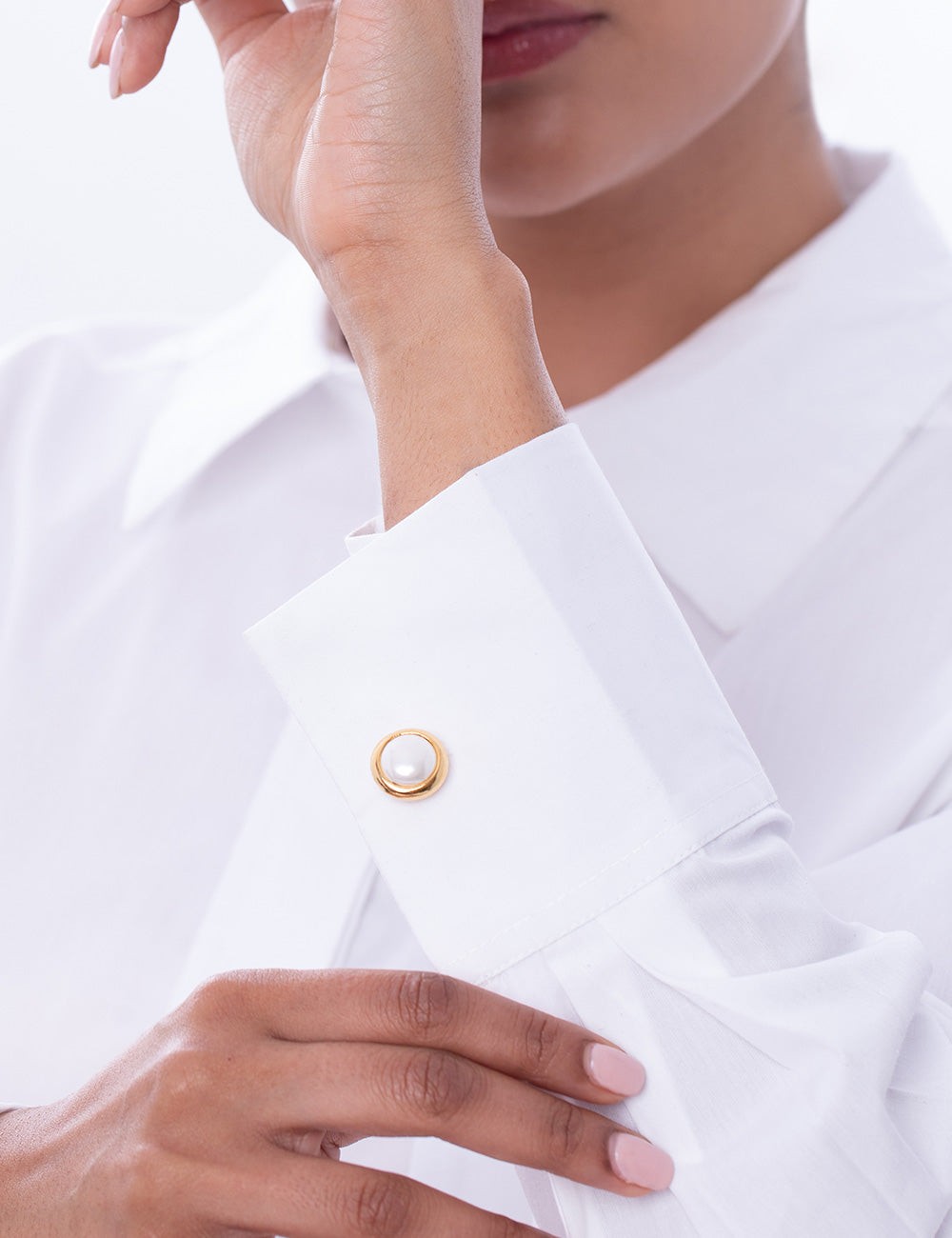 Baroque Pearl Cufflink