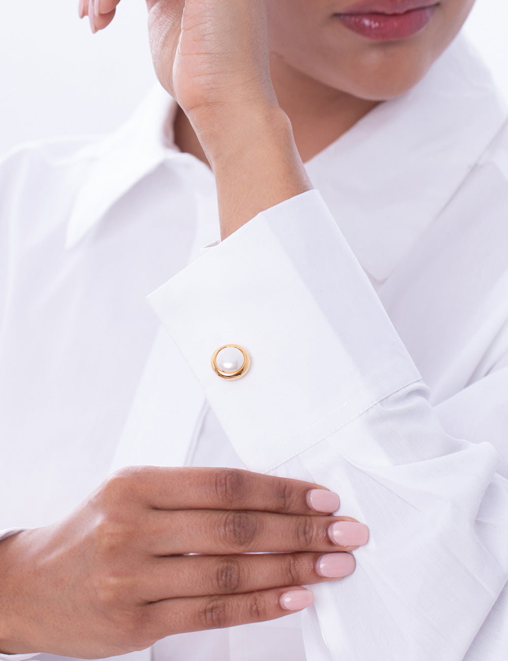 Baroque Pearl Cufflink