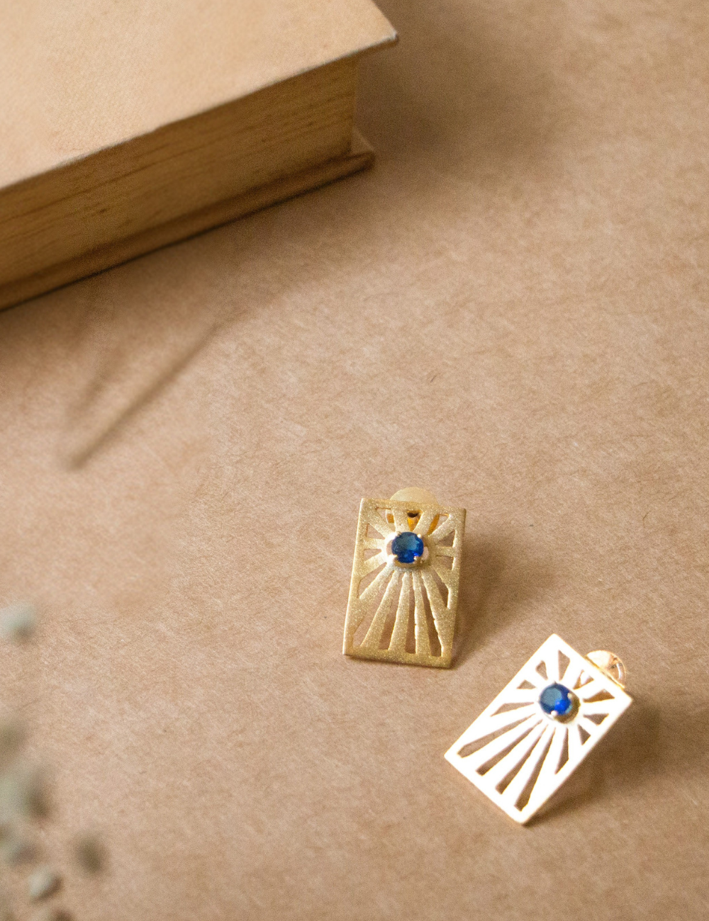 Nazar Earrings | Handmade | 24K Gold Plated | Made in India