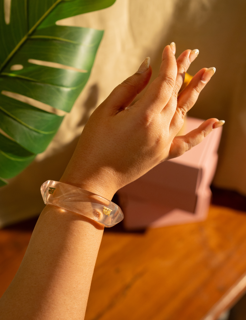 Sabr (सब्र) Resin Bangle Transparent