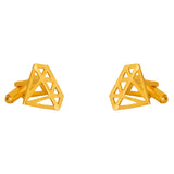 Diamond Cutwork Cufflink