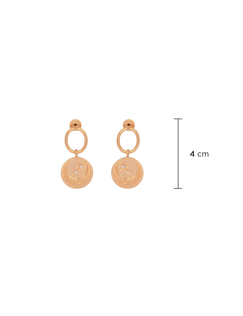 Chaand Earrings | Handmade | 24K Gold Plated | Made in India