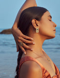 Nazar Earrings | Handmade | 24K Gold Plated | Made in India