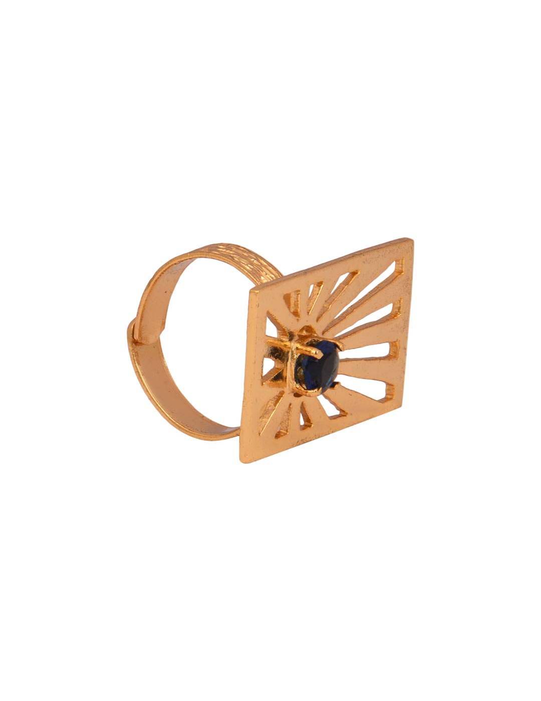 Nazar Ring | Handmade | 24K Gold Plated | Made in India
