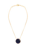 Blue Sapphire Neckchain (Semi Precious Sapphire) | Handmade | 24K Gold Plated | Made in India