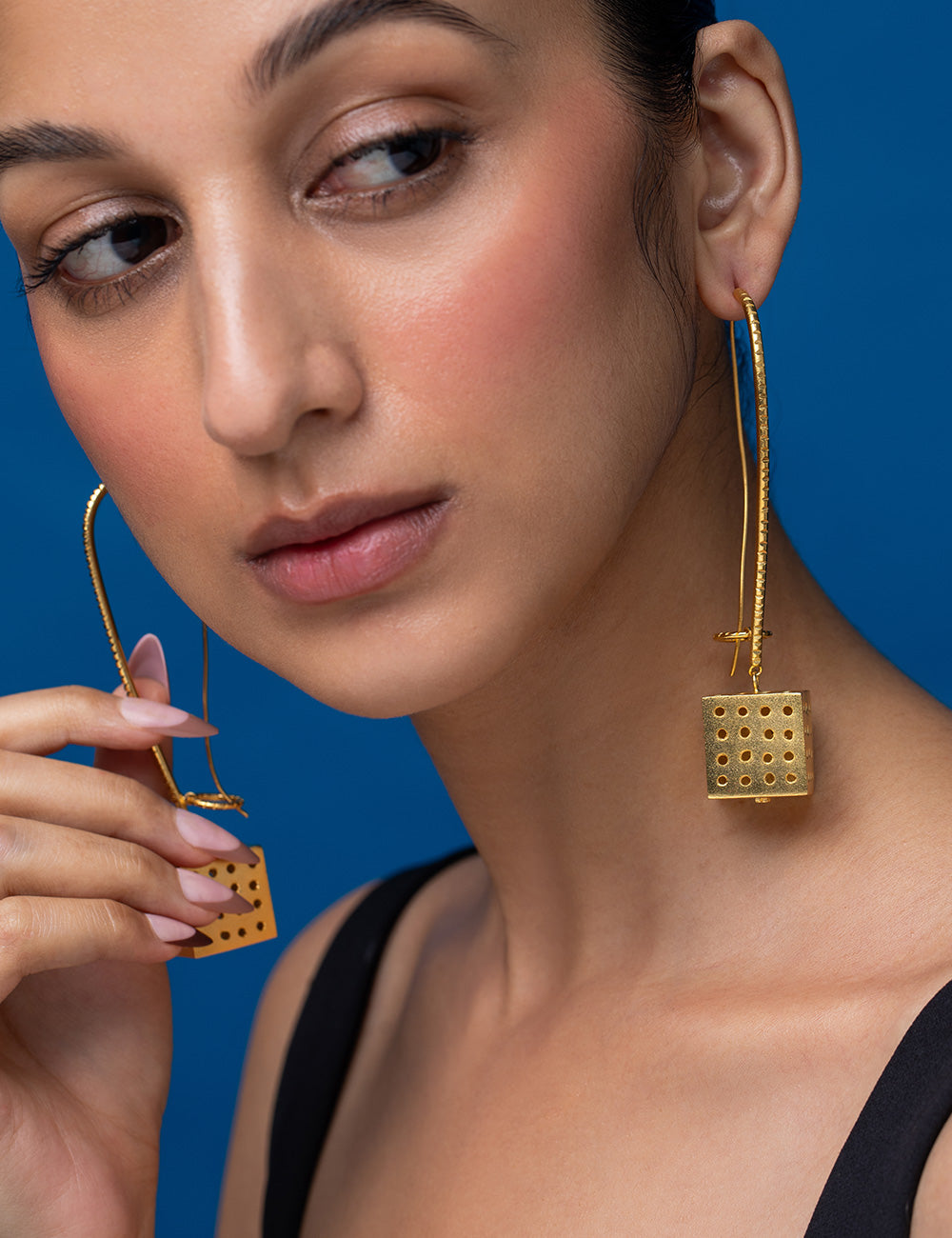 Golden Paasa Danglers