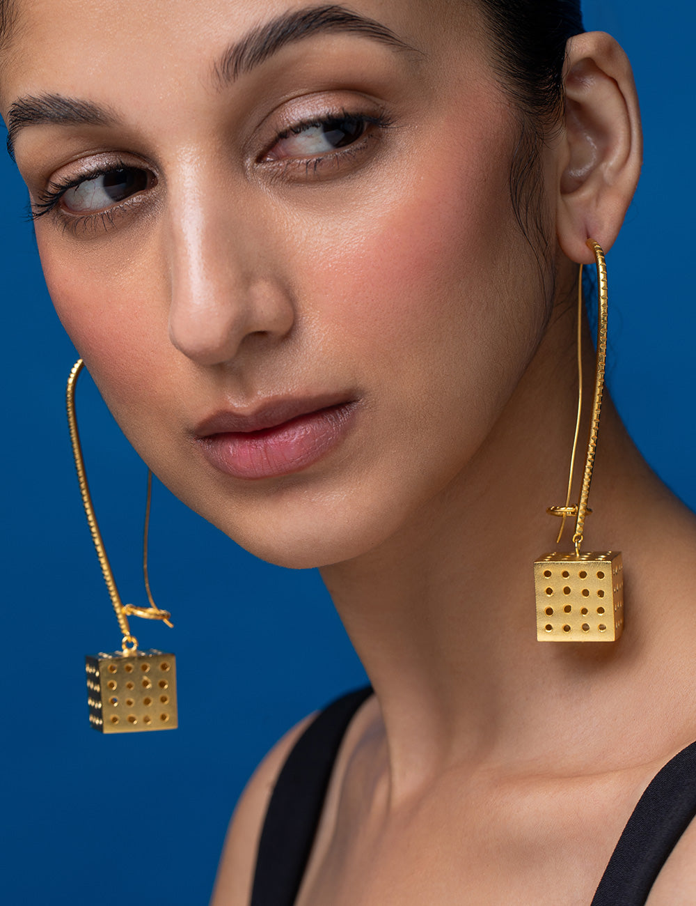 Golden Paasa Danglers