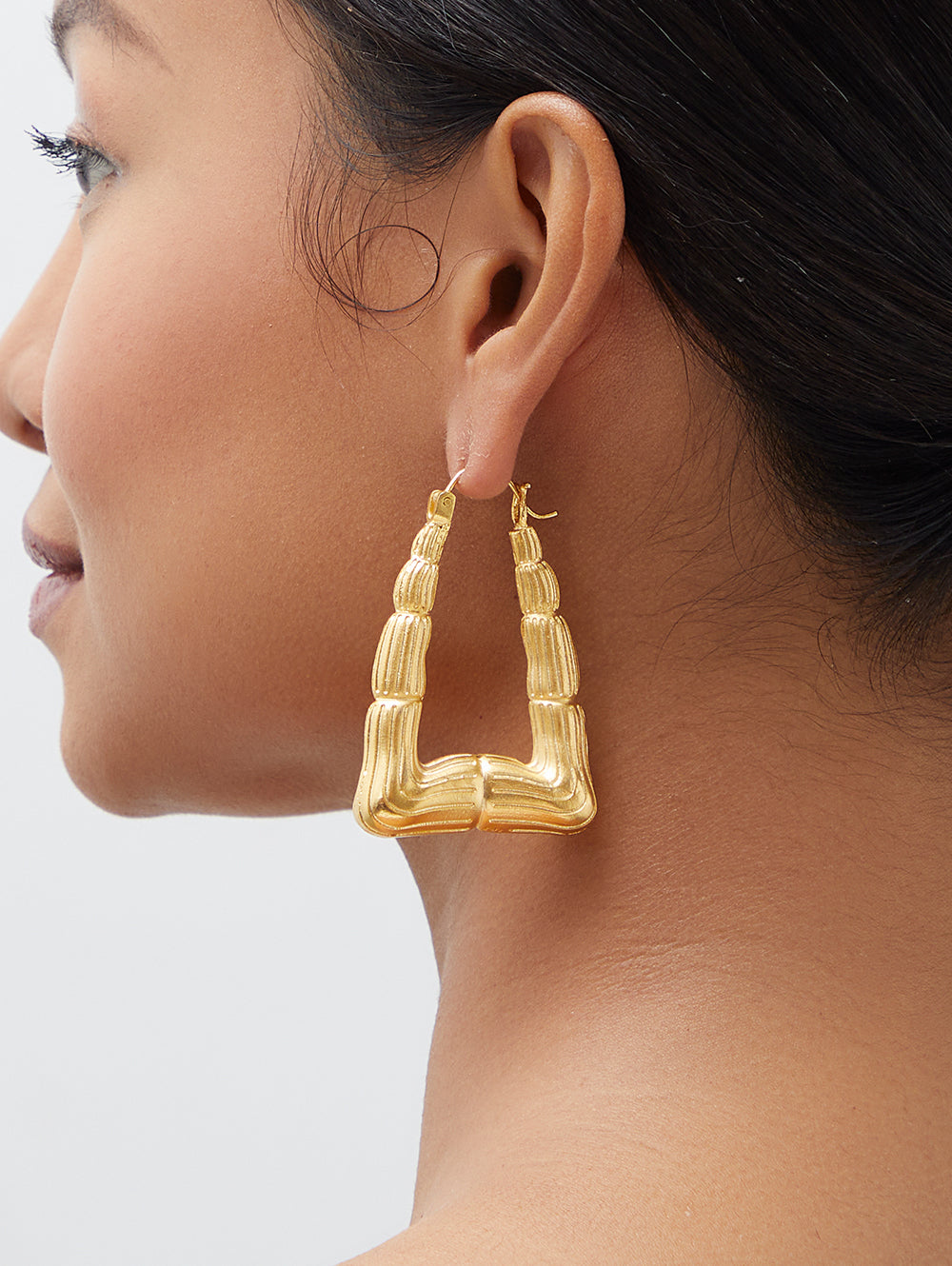 Athira Hoops | 24k Gold Plated | Handmade | Made in India