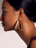 Leora Hoops | 24k Gold Plated | Handmade | Made in India