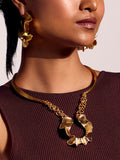 Norah Necklace | 24k Gold Plated | Handmade | Made in India