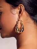 Nura Hoops | 24k Gold Plated | Handmade | Made in India