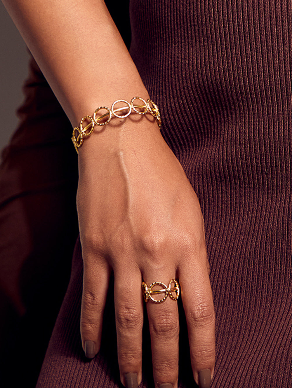 Noor Bracelet| 24k Gold Plated | Handmade | Made in India