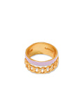 Lilac Chained Ring