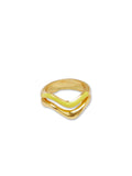 Yellow Wave Ring