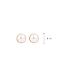 Pearl Studs (Semi-Precious Pearls) | Handmade | 24K Gold Plated | Made in India