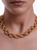 Double Knotted Golden Threaded Necklace