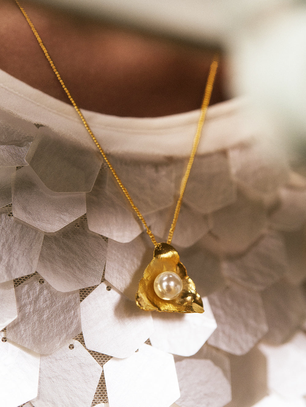 Reeva Gold Pendent with Chain