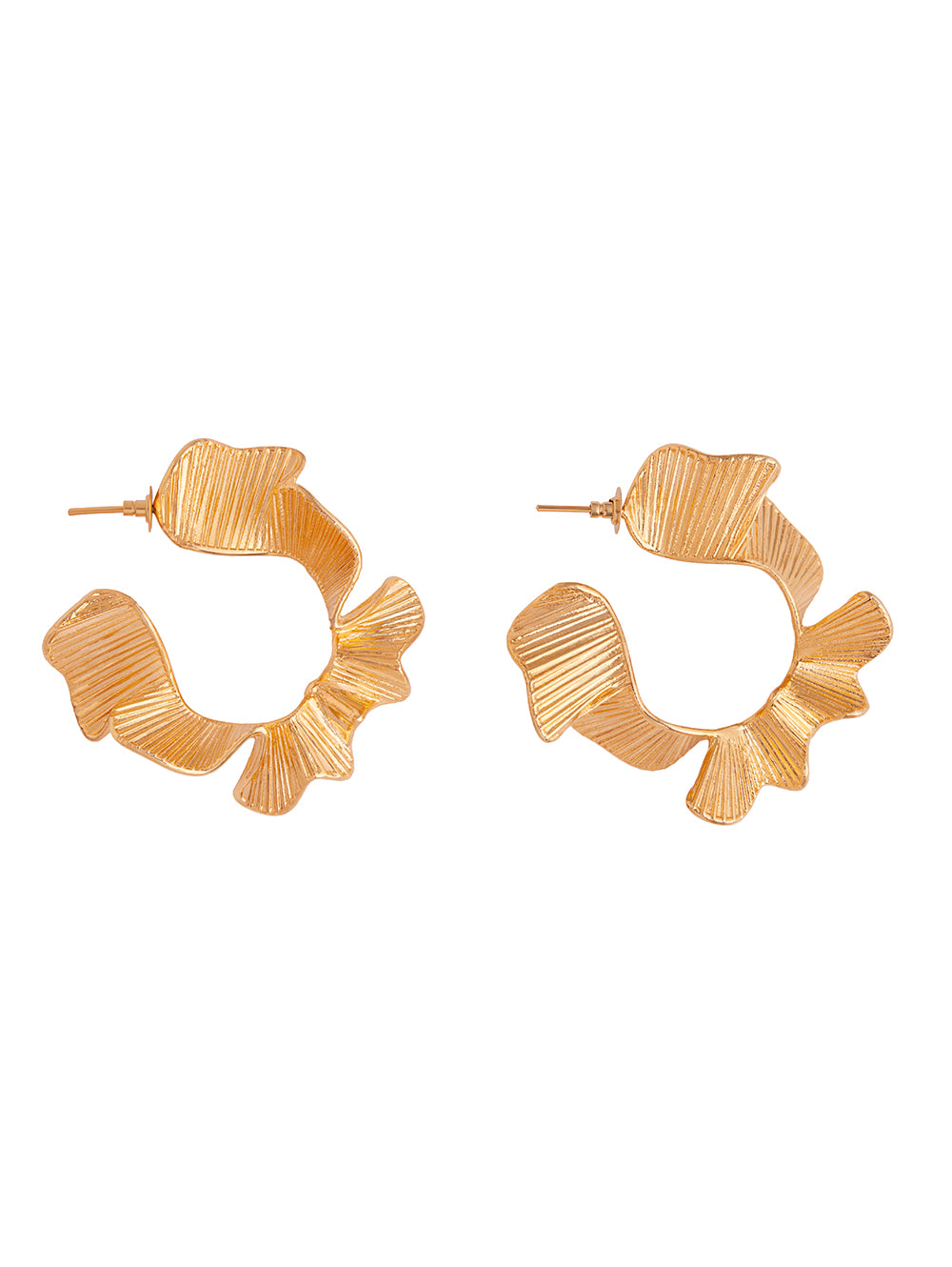 Norah Hoops | 24k Gold Plated | Handmade | Made in India