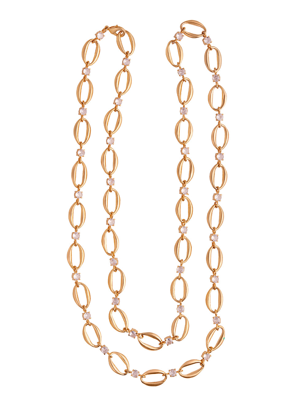 Layered Rani Haar - American Diamond