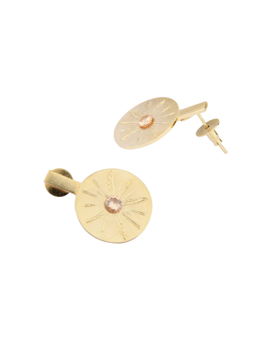 Ark Earrings | Handmade | 24K Gold Plated | Made in India