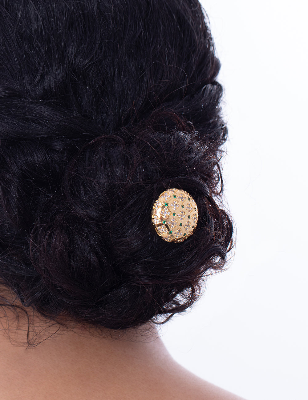 Mastani Emerald Bun Clip