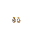 Dhara (24K Gold Plated Water resistant Hoops)